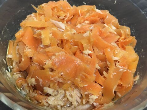 簡単電子レンジでにんじんの副菜